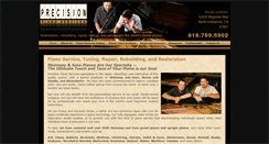 Desktop Screenshot of precisionpianoservices.com