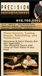 Mobile Screenshot of precisionpianoservices.com